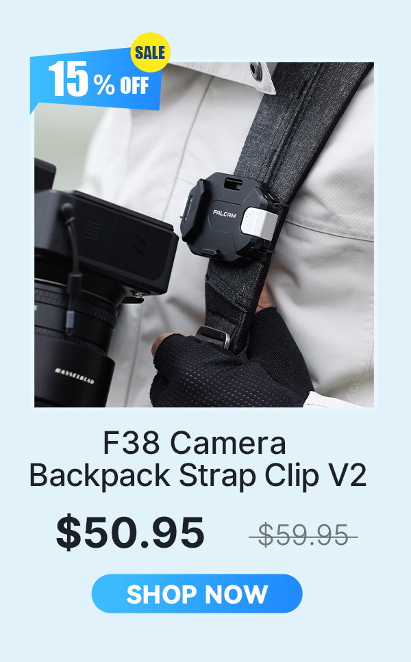 F38 Camera Backpack Strap Clip V2