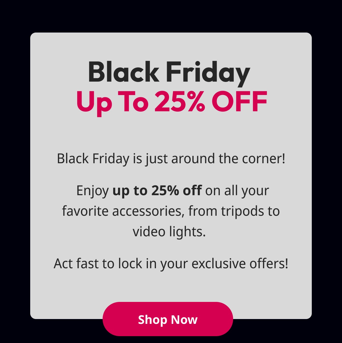 Black Friday Sale