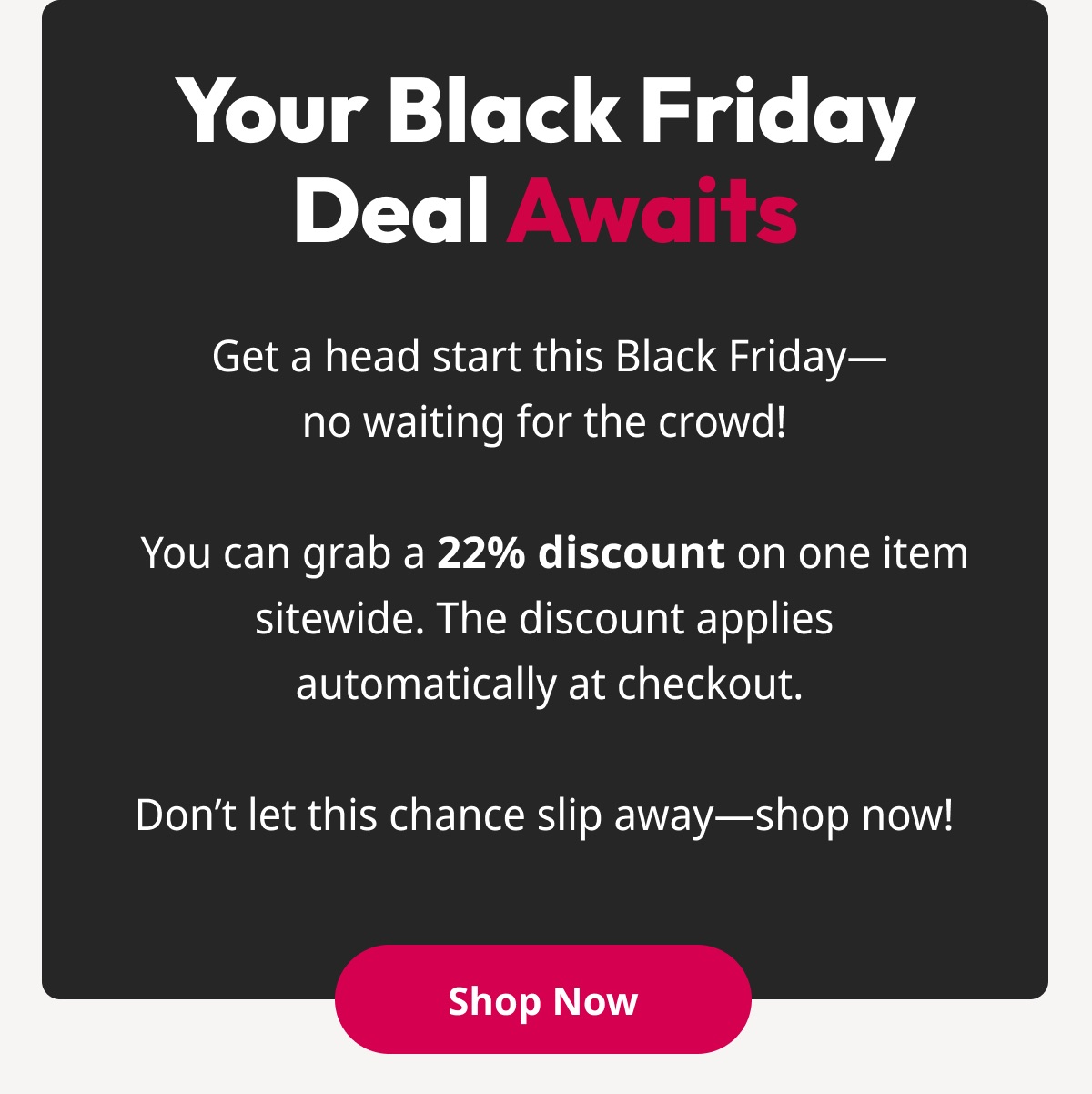 VIP Black Friday Deals